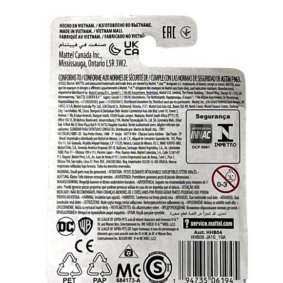 DC Super Pets Chip the Squirrel Micro Figure Mini Toy Mattel Sealed - Picture 2 of 5